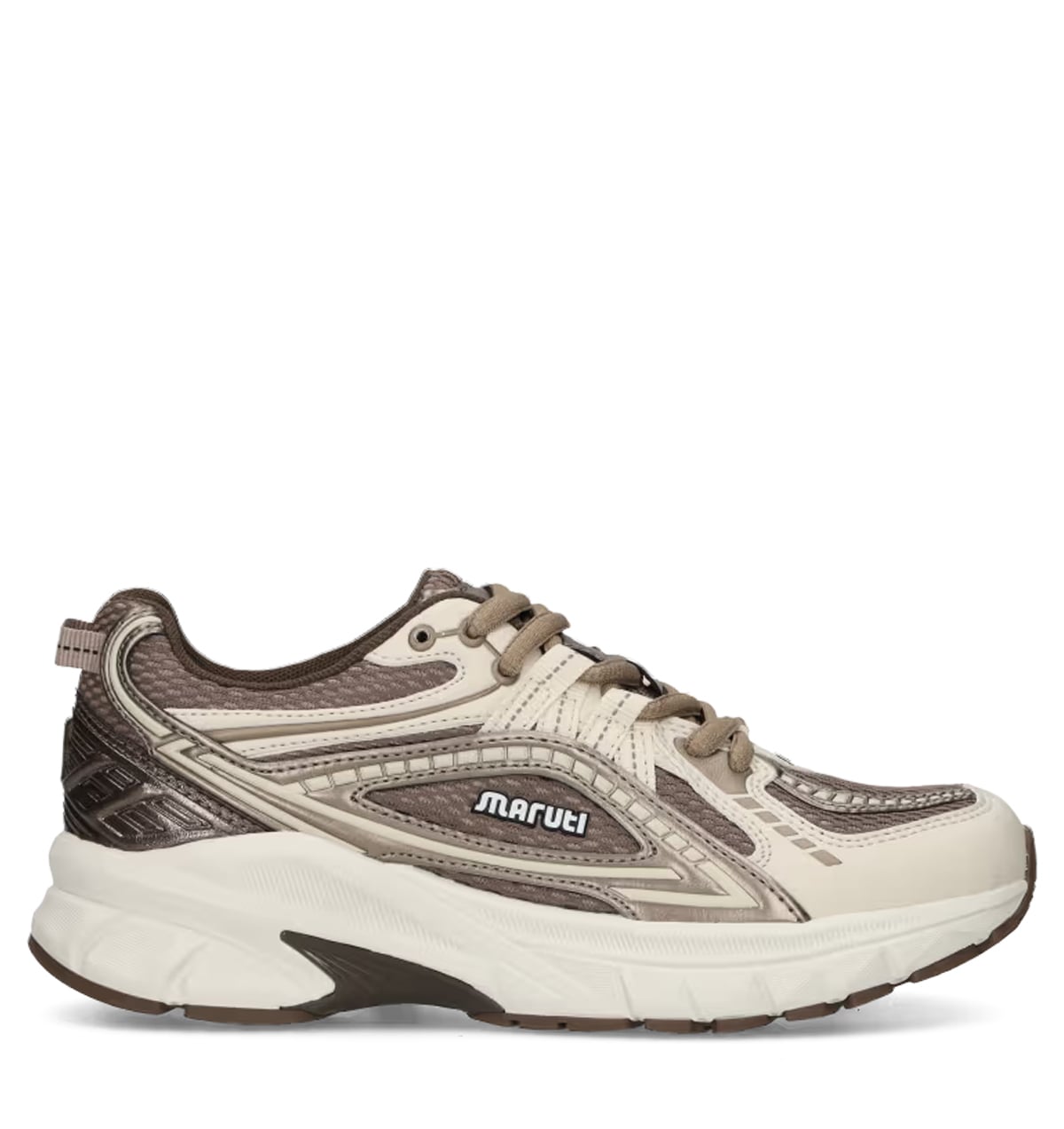 Maruti Nola Leather off white almond Leer Dames