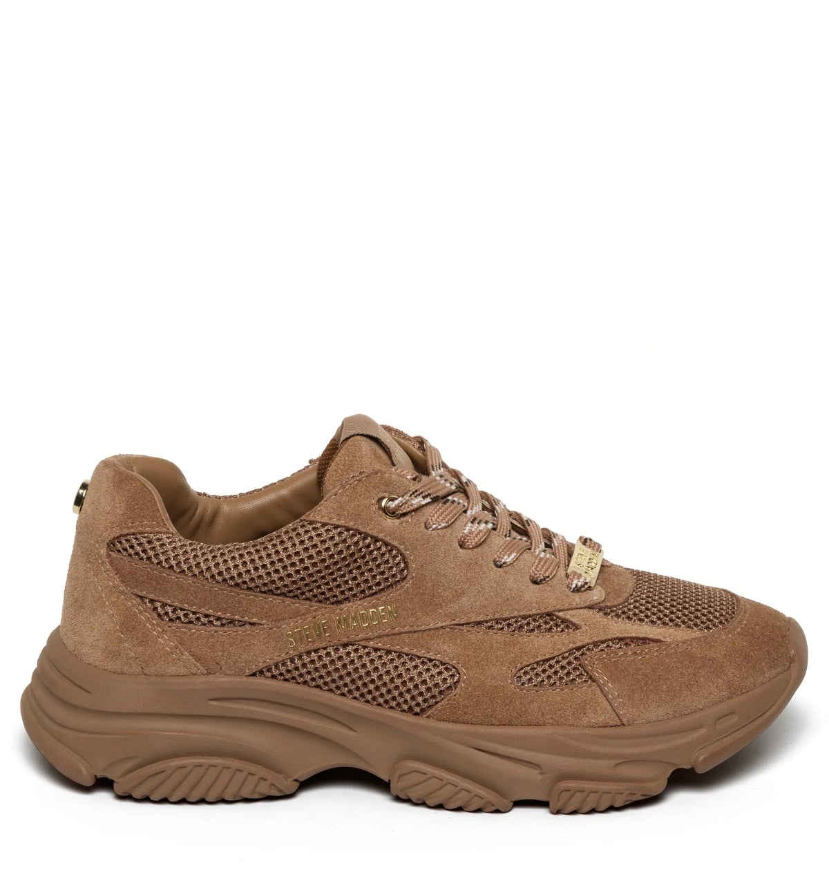 Steve Madden Front Row tan tan Mesh Dames