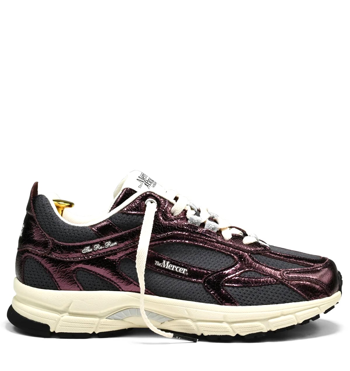 Mercer The Re-Run Cracked dark red Mesh Dames