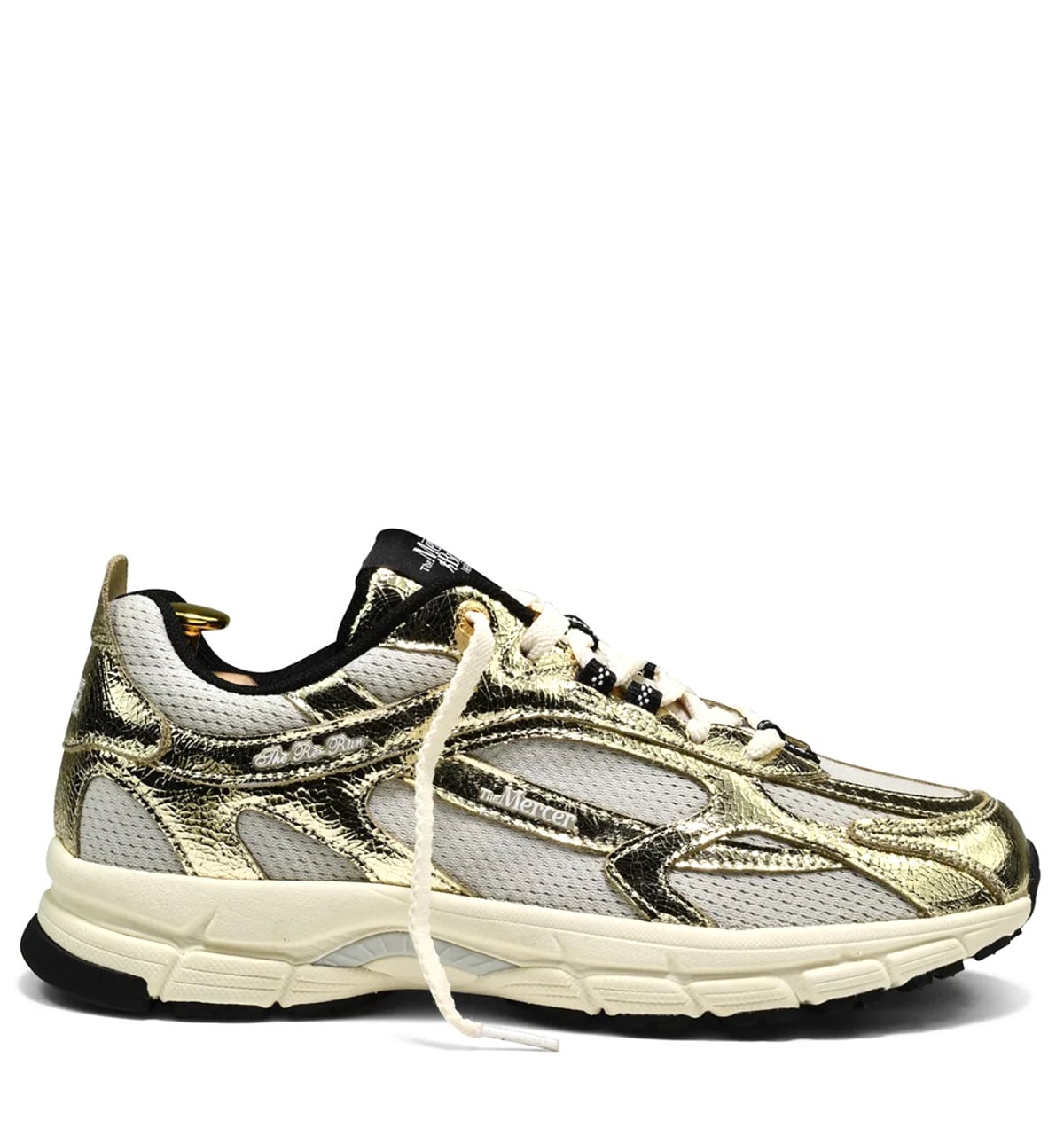 Mercer The Re-Run Cracked gold Mesh Dames