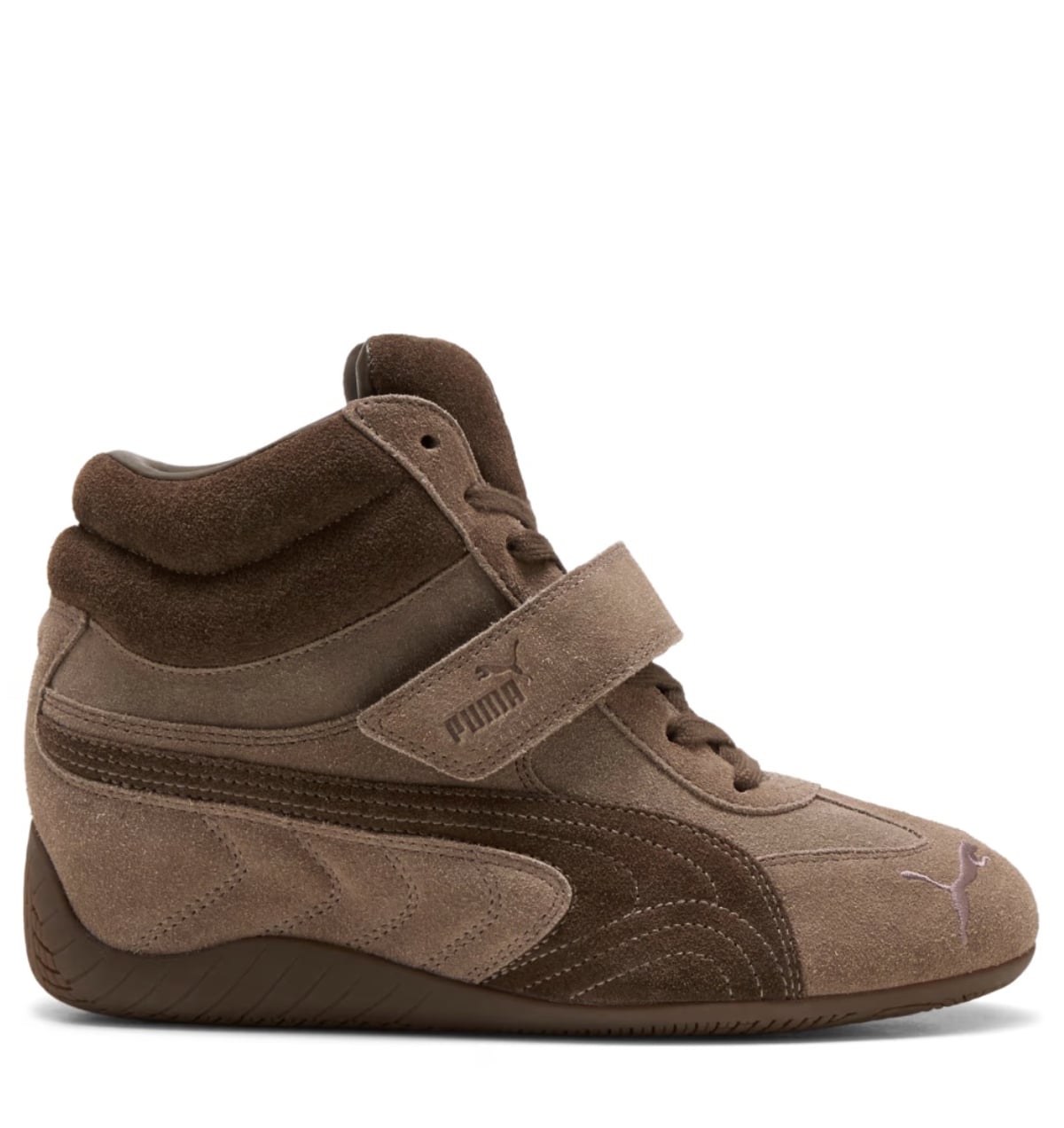 PUMA Speedcat Wedge Wns taupe chocolate Suede Dames