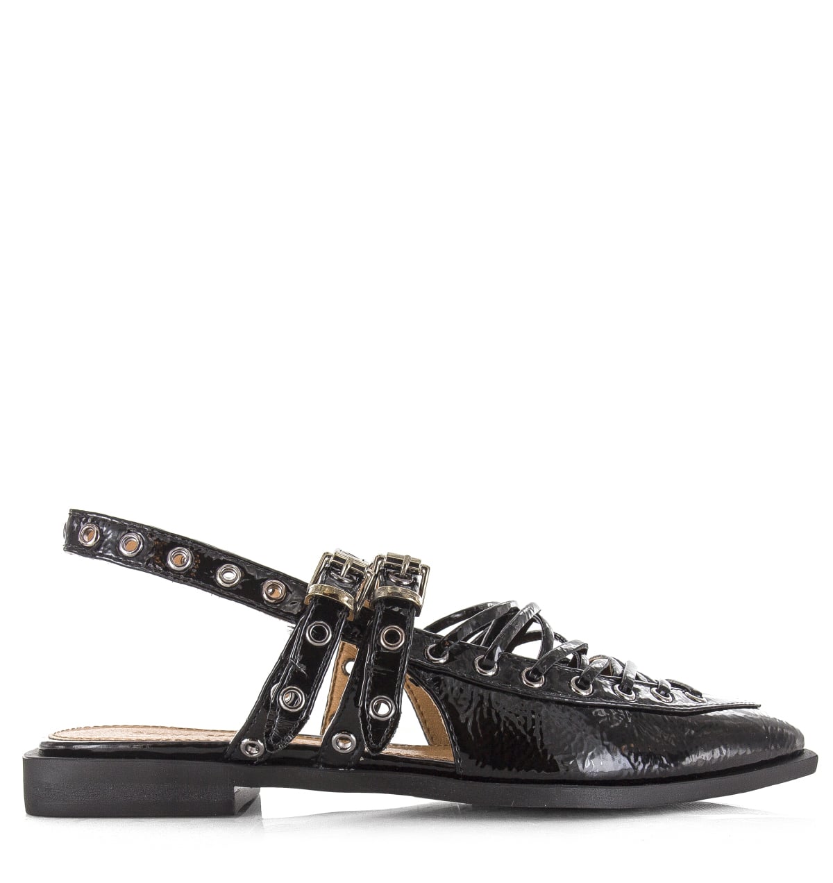 Steve Madden Galanti black patent Synthetisch Dames aanbieding