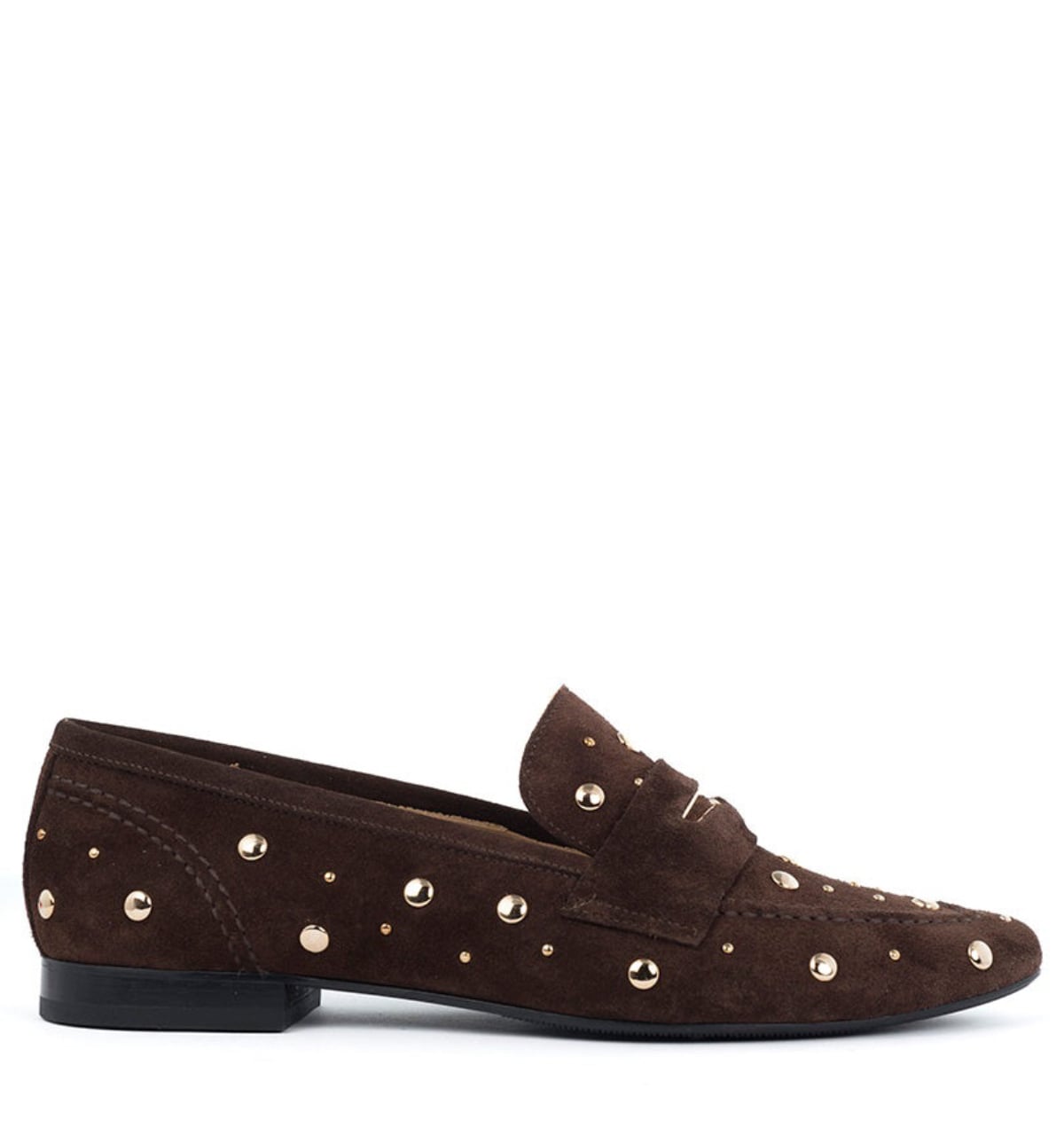 Babouche LOIS loafers dark brown Suede Dames