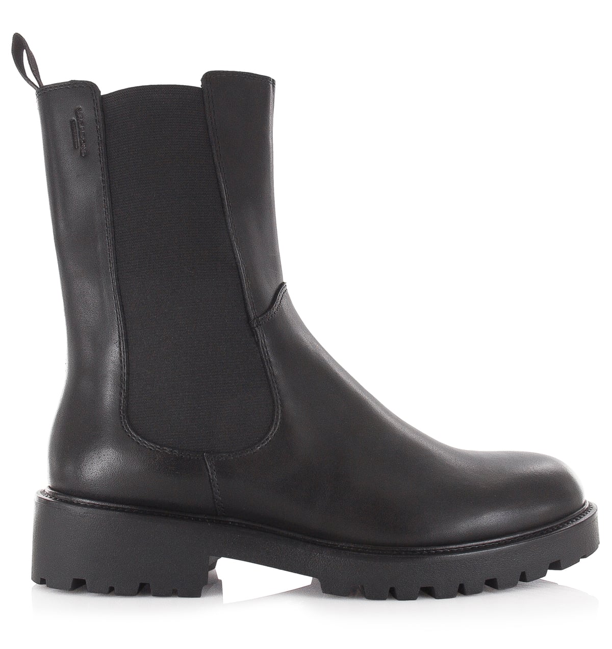 Vagabond Kenova black Leer Dames – Zwart