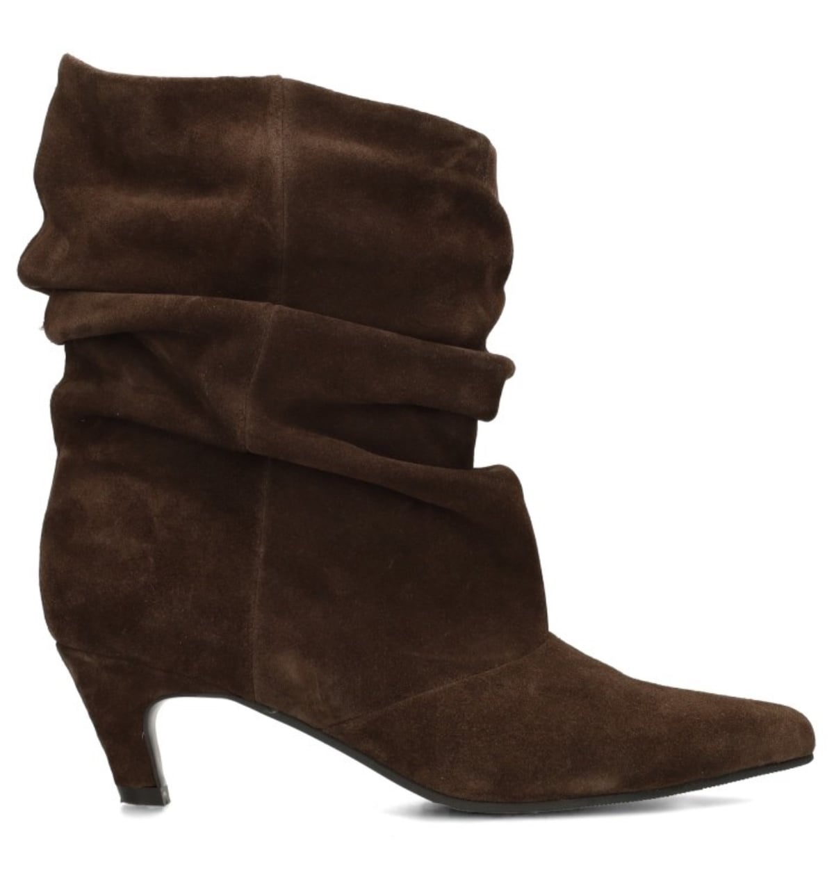 PS Poelman Hannah laarzen brown suede Suede Dames