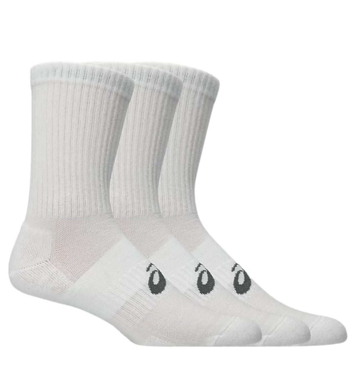 ASICS 3 pack crew sock brilliant white Mesh Unisex
