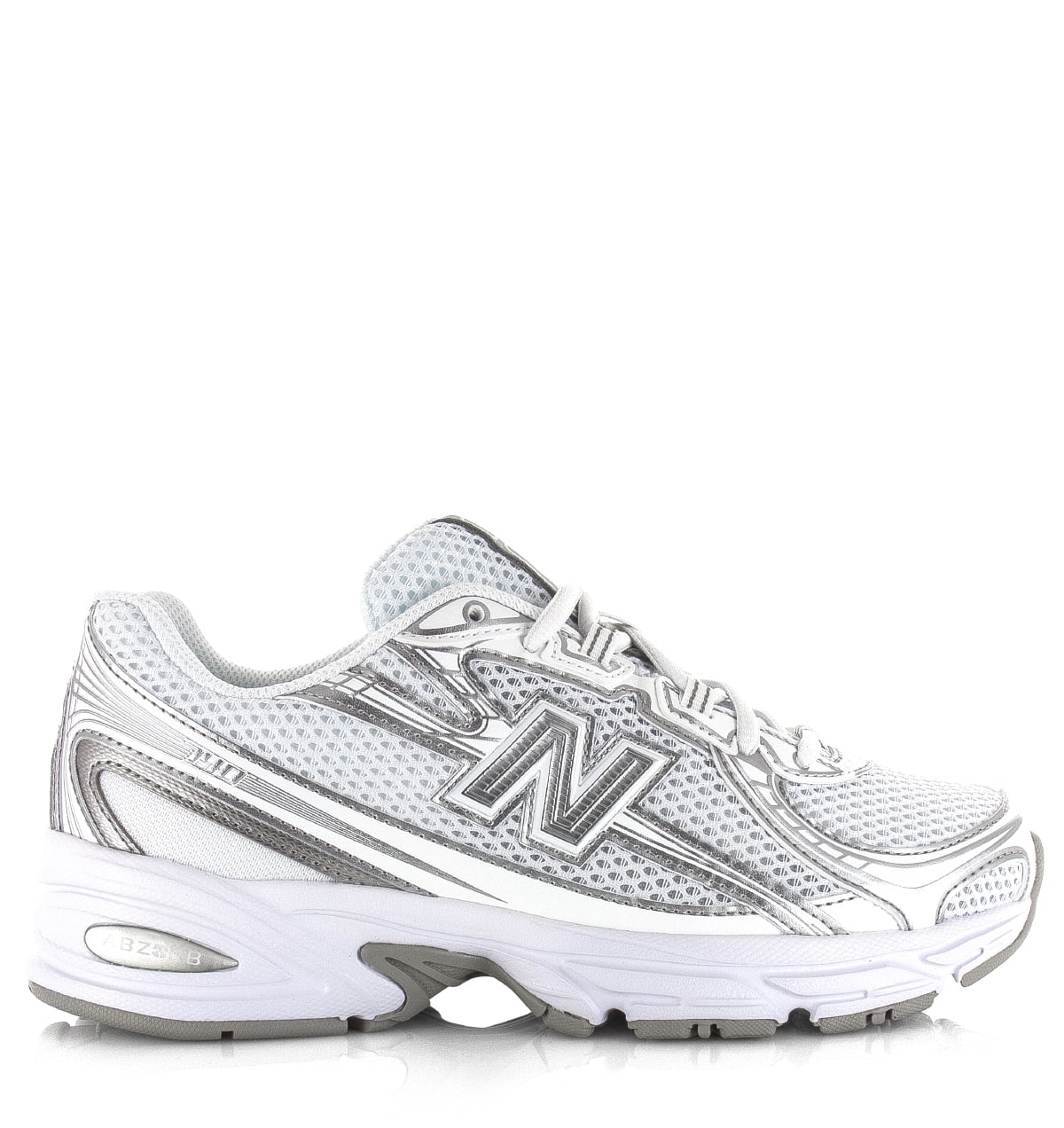 New Balance 740 white silver metallic Mesh Unisex