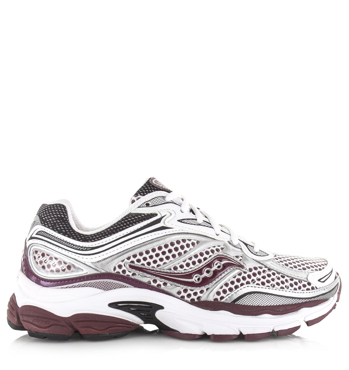 Saucony Progrid Omni 9 White/Maroon Mesh Unisex
