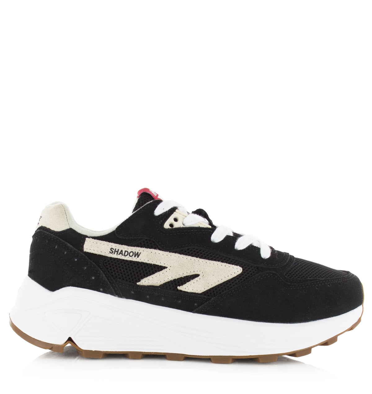 Hi-Tec - Shadow Black /Whit /Red Suede Unisex