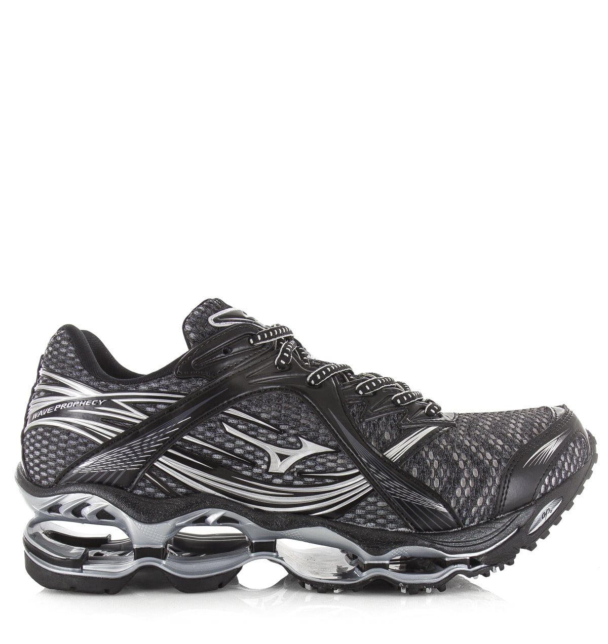Mizuno Wave Prophecy 1 iron gate Mesh Unisex – Zwart