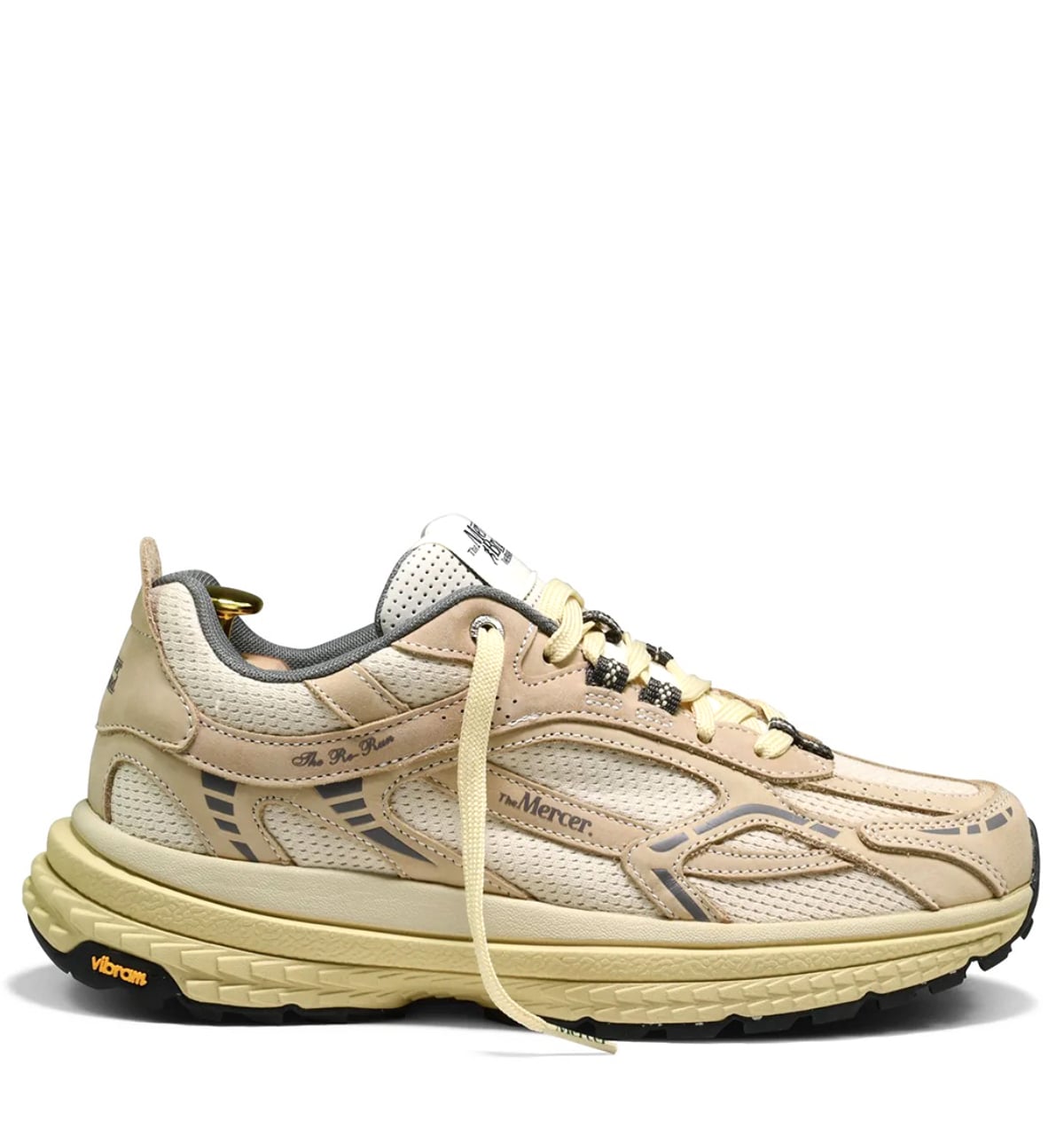 Mercer Amsterdam Mercer The Re-Run Vibram off white Leer Unisex – Beige