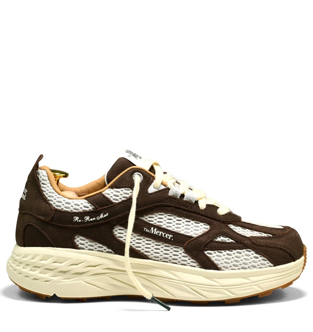 Mercer Amsterdam Mercer The Re-Run Max Nubuck dark brown Suede Unisex – Bruin