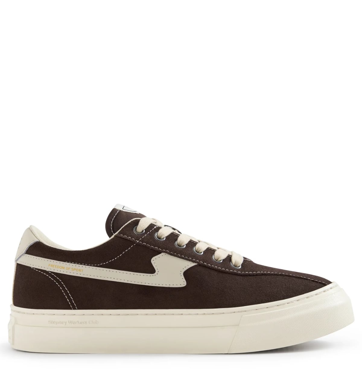 Stepney Workers Club S.W.C Dellow S-Strike dark brown Suede Unisex – Bruin