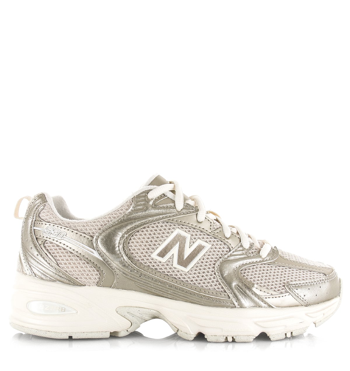 New Balance 530 gold metallic linen Mesh Unisex