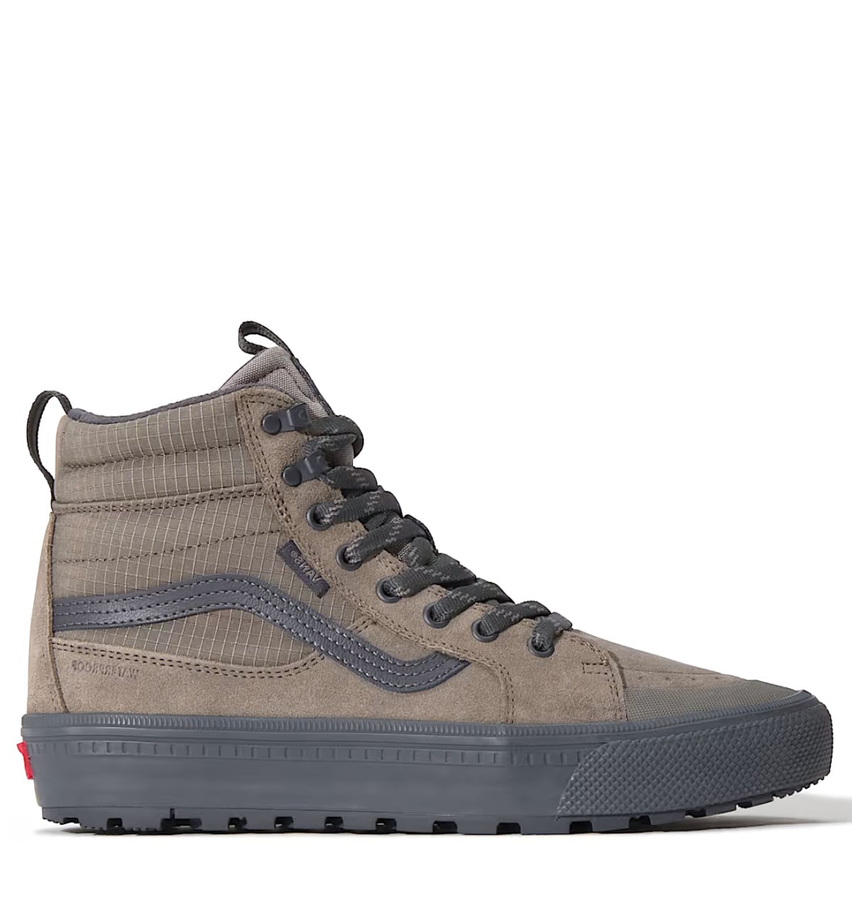 Vans Sk8-Hi Waterproof Insulated grijs Suede Unisex – Bruin